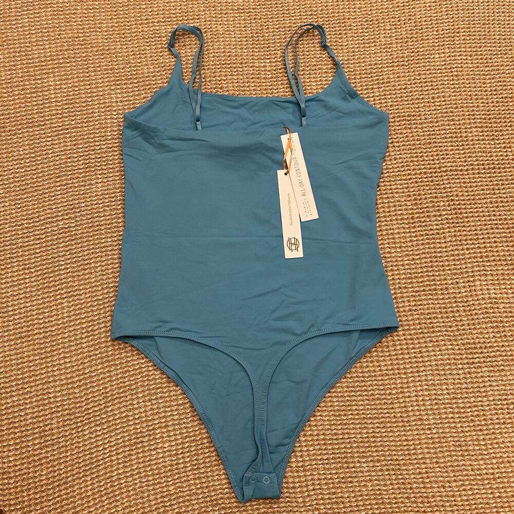 House of Harlow 1960 All Day Contour Bodysuit - L - Blue - Picture 2 of 12